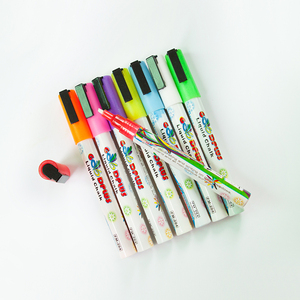 Goodplus 3mm Blanco Borrado en seco Líquido Tiza Marcador Graffiti Marcadores - Product Image 1