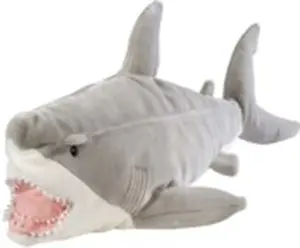 All of our Soft Toys Great White Shark Large,extremely high quality 30 inch Great White Shark plush animal toy