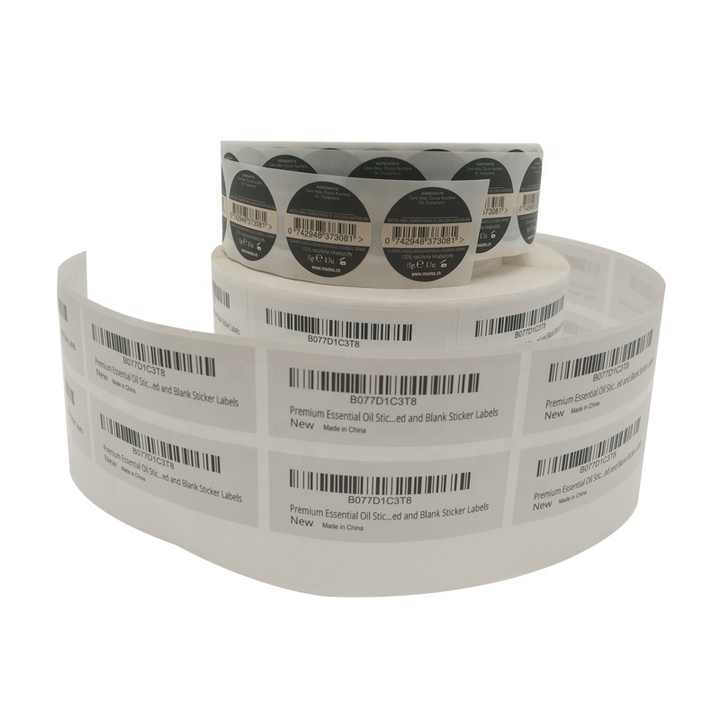Printing Variable Data QR Code Label With Serial Number Code Stickers