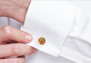 Mancuernillas <span class=keywords><strong>de</strong></span> Dos Colores, Mancuernillas <span class=keywords><strong>de</strong></span> Nudo Plateadas <span class=keywords><strong>para</strong></span> Camisa <span class=keywords><strong>de</strong></span> Negocios o Boda, con Caja <span class=keywords><strong>de</strong></span> Regalo - Product Image 3