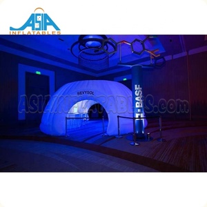 Carpa Domo Inflable para Jardín con Techo Abierto / Carpas Iglú Inflables con Luz LED para Eventos - Product Image 1
