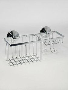 Estante de succión de metal para accesorios de baño para uso en hoteles y apartamentos - Product Image 4