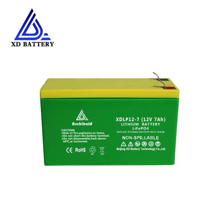 Lifepo4 Cell Lithium High Efficiency Solar Energy Storage Dry Battery 12v 7ah With Price