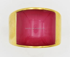 Fabriek Groothandel Rvs Sieraden Grote Edelsteen <span class=keywords><strong>Cat</strong></span> Eye <span class=keywords><strong>Ring</strong></span> Voor Mannen En Vrouwen Gsr 0 79 - Product Image 1