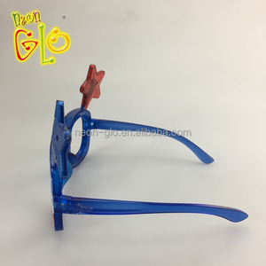 Night Party Lampeggiante Bicchieri di Plastica LED Occhiali Da Sole Stella per 4th of July - Product Image 4