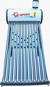 IMPOSOL 15tube <span class=keywords><strong>Chauffe</strong></span>-<span class=keywords><strong>eau</strong></span> <span class=keywords><strong>solaire</strong></span> à cheval à thermosiphon à tube sous vide non pressurisé avec réservoir auxiliaire pour salle de <span class=keywords><strong>douche</strong></span> - Product Image 3