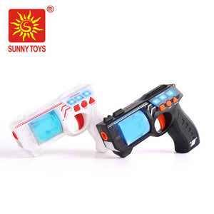 Simulado batalla juego fresco juguete espacio mini láser pistola eléctrica con luz y sonido - Product Image 1