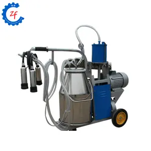 Automatic cow milker single bucket milking machine