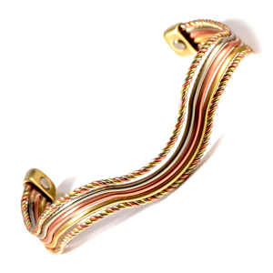 आईनॉक्स थोक भारतीय Sabona तार गहने हस्तनिर्मित शुद्ध तांबे कंगन - Product Image 1