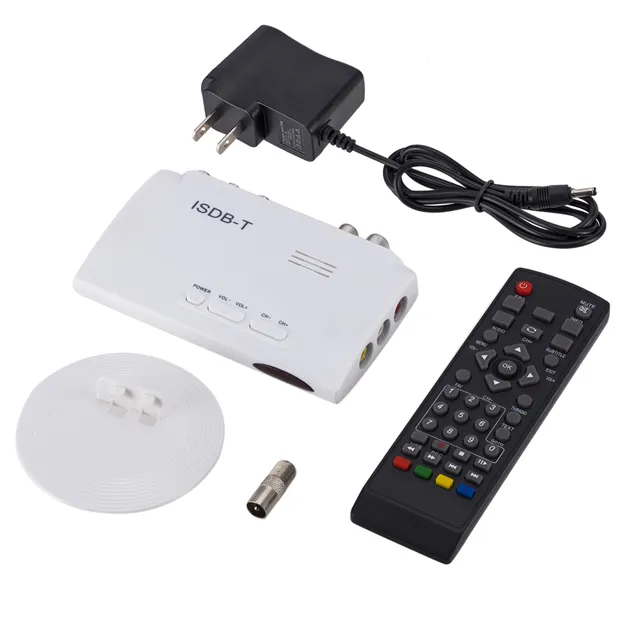 Libre de Internet Control remoto 5dBi antena más ISDB-T DVB Digital Video sintonizador de TV receptor conjuntos Top caja