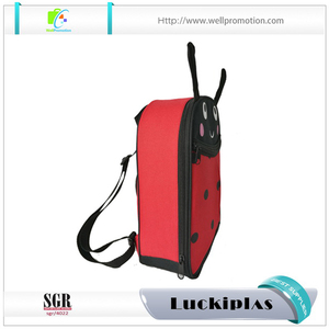 Mariquita linda mochila kids Poliéster mochila de campamento de picnic almuerzo frío - Product Image 3