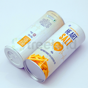 Tubo de cartón para sal <span class=keywords><strong>con</strong></span> <span class=keywords><strong>tapa</strong></span>, dispensador de sal en tubo de cartón - Product Image 3