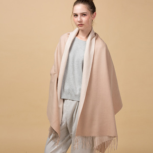 2024 étole en <span class=keywords><strong>laine</strong></span> de <span class=keywords><strong>cachemire</strong></span> double face à la mode pour femmes - Product Image 2