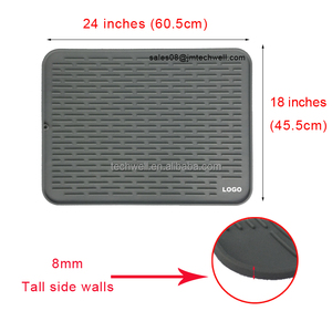 Vente en gros Grand <span class=keywords><strong>XXL</strong></span> Super Size 24 "X 18" <span class=keywords><strong>Tapis</strong></span> <span class=keywords><strong>de</strong></span> séchage en silicone résistant à la chaleur - Product Image 2