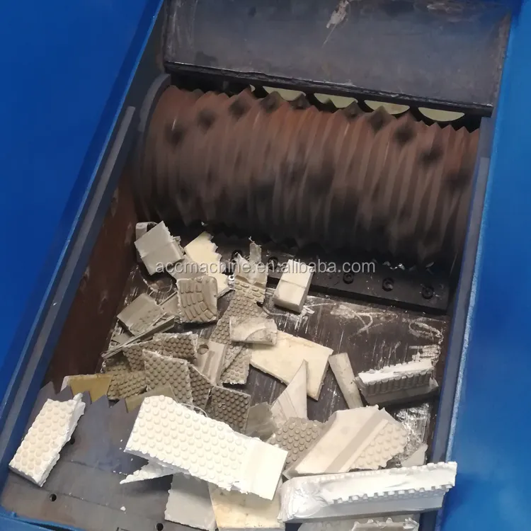 Efficiënte Plastic Enkele As Shredder Machine/een as shredding machine