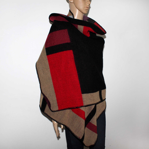 Inverno donne sciarpa scialle caldo del commercio all'ingrosso del <span class=keywords><strong>cachemire</strong></span> <span class=keywords><strong>scialli</strong></span> per le donne poncho - Product Image 2