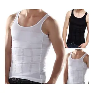 Ncs082 Mannen Afslankende Ondershirts Elastisch Beeldhouwen Vest Buik Slanke Buik Taille Compressie Gordel Tank Top Shirt