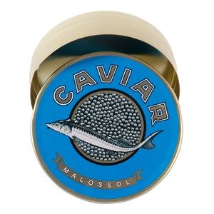 Boîte en métal pour emballage alimentaire, impression dorée, boîte en métal pour <span class=keywords><strong>caviar</strong></span> <span class=keywords><strong>italien</strong></span> - Product Image 1