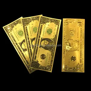 Top quality Business Gold plated US banknote