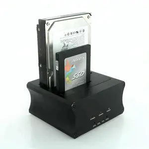 USB 3.0 to SATA Dual-Bay Hard Drive Docking Station for 2.5/3.5 inch HDD/SSD