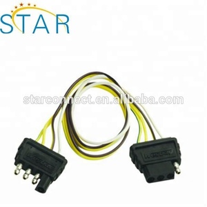 Nhà Máy 4 Way Trailer Cắm Dây Nối 4 Pin Khai Thác Nam/Nữ Mở Rộng Phẳng Dây Khai Thác Nhà Sản Xuất - Product Image 4