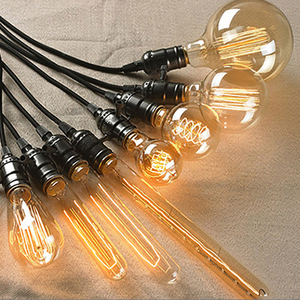 Spirale Tornante E26 E27 110 V 220 V 25 W 40 W 60 W tubo lungo T9-135 60 W edison lampadine stile T30 - Product Image 6