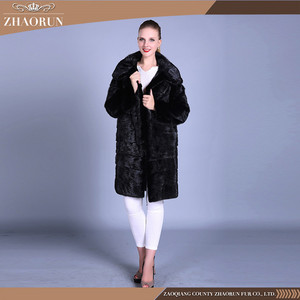 Parka in Vera Pelliccia di <span class=keywords><strong>Visone</strong></span> di Alta Qualità per <span class=keywords><strong>Donna</strong></span>, <span class=keywords><strong>Cappotto</strong></span> Invernale in Pelliccia di <span class=keywords><strong>Visone</strong></span> - Product Image 2