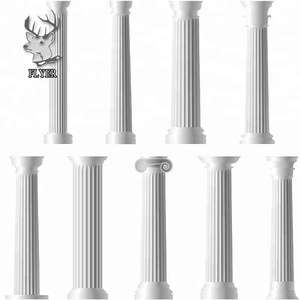 Prix de gros d'usine Belle conception Grands piliers de colonnes en marbre massif blanc - Product Image 2