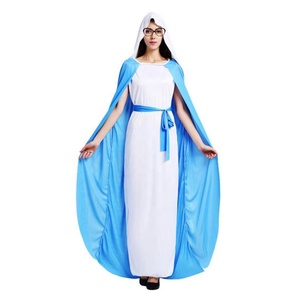 Nuevo disfraz de <span class=keywords><strong>monja</strong></span> de Carnaval de Halloween, disfraz de Cosplay de sacerdote femenino, disfraz de <span class=keywords><strong>monja</strong></span> Sexy negra cruzada - Product Image 3