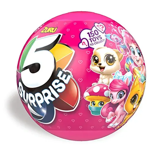 गर्म लोकप्रिय उपहार नवीनतम मजेदार खेल आश्चर्य गेंद 5 पंखुड़ियों के लिए दिलचस्प पत्ती गेंद गुलाबी लड़की ब्लू लड़के के लिए 8.5 cm आश्चर्य गेंद