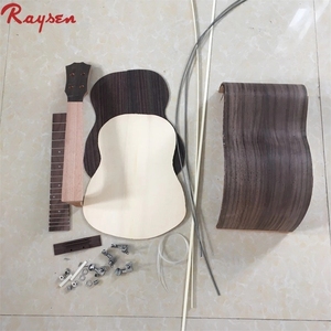 Ukelele de madera maciza sin terminar, kits de ukelele hechos a mano, <span class=keywords><strong>diferentes</strong></span> maderas - Product Image 2