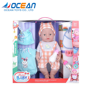 Muñeca Bebé <span class=keywords><strong>Reborn</strong></span> de Silicona Suave Realista de 16 Pulgadas con Ojos Parpadeantes y Ropa Intercambiable para Niñas - Product Image 1