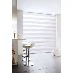 Anti-Static Sheer Startseite Jalousien Blackout Sonnenschutz Zebrablind