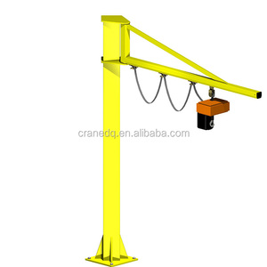 JIB crane, 1 T-5 T công suất 360 bằng rotation, với điện wie tời nâng hoặc Palăng xích nâng - Product Image 1