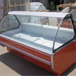 现代卧式便携式显示冰柜冰淇淋机