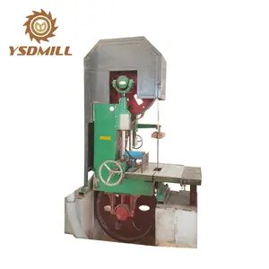 Diesel power vertical wood band saw for wood working