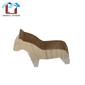 도매 주문 꽃 본 말 모양 구획 나무로 되는 선물 벽 책상 훈장 귀여운 장신구 - Product Image 6