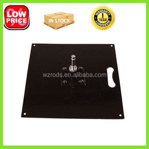 Pied platine pour <span class=keywords><strong>promotion</strong></span> en extérieur et à l'intérieur, noire laque de base de 5kg en forme carrée pour la publicité - Product Image 1