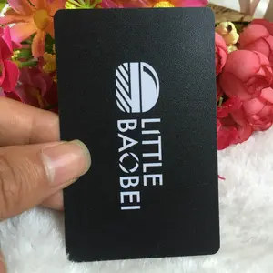 ग्राहक डिजाइन मुद्रित प्लास्टिक पीवीसी मैट व्यापार कार्ड