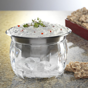 Refroidisseur à salade sur glace en plastique transparent unique au design personnalisé - Product Image 6