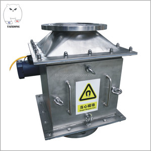 Khô Mùn Cưa Bột Rotary Magnetic Separator Với SUS316 - Product Image 5