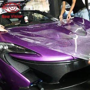 200Micron PPF 8Mil Carro Usado PVC TPU Transparente película de revestimento de pintura de proteção filme auto body wrapping folha transparente