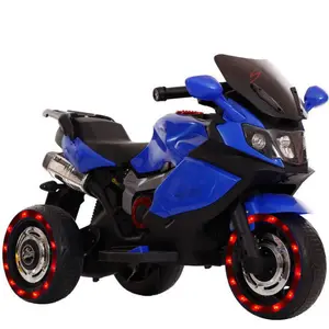 2023 Cool bambini motore elettrico moto bambini auto 6v giocattolo per bambini alimentato a batteria plastica ABS lampeggiante confortevole giro sul giocattolo