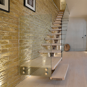 <span class=keywords><strong>Escalier</strong></span> droit <span class=keywords><strong>moderne</strong></span> de luxe Prima avec plancher en <span class=keywords><strong>bois</strong></span> franc, garde-corps en métal, escaliers droits en <span class=keywords><strong>bois</strong></span> massif - Product Image 6