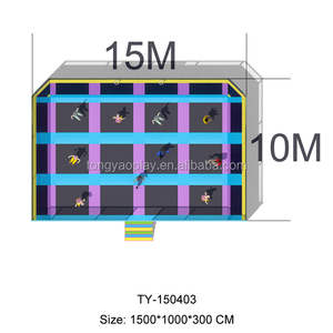 Equipo trampolín cuadrados para la venta, los niños juguetes de parque <span class=keywords><strong>infantil</strong></span> <span class=keywords><strong>cama</strong></span> elástica - Product Image 4