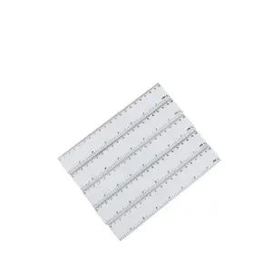 Promotional school office stationery regular clear plastic ruler