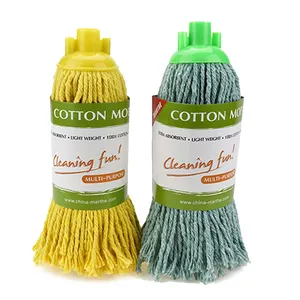 Produttori diretti all'ingrosso di cotone testa mop pulitore del pavimento mop mop di pulizia