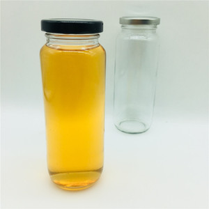 Tall and Skinny 250ml Glass Juice Drinking Jar Mayonnaise Sauce Storage Jar