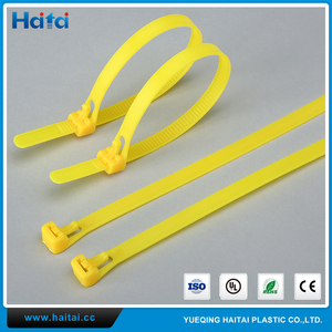 Haitai Yueqing Lazos del Cierre Relámpago Fabricantes Reutilizado Liberable Nylon66 Bridas de Plástico - Product Image 1