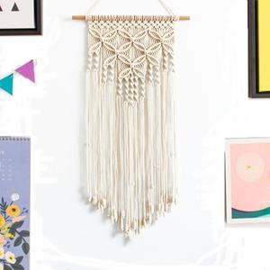El mejor diseño de macramé para colgar en la pared, decoración Bohemia hecha a mano para uso doméstico, viene en caja de Material de PC, grandes regalos, fabricante directo - Product Image 6